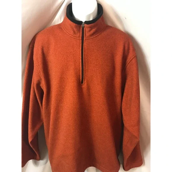 Old Navy Two-Tone Vintage Fleece Warm Style Quarter Zipper XXL Pullover Jacket - Picture 2 of 6